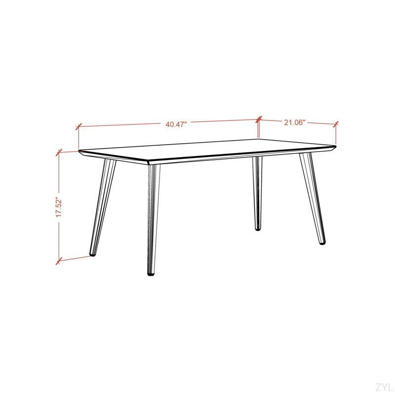 Table basse Utopia, Blanc