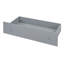 Lit mezzanine simple en L et lit plateforme simple avec 7 tiroirs et garde-corps complets en forme de L-227428773