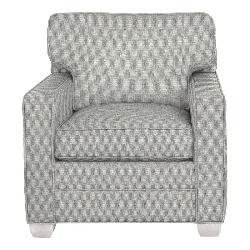 Hillcrest 37" Chair, Tarbee Dove, Dove Gray