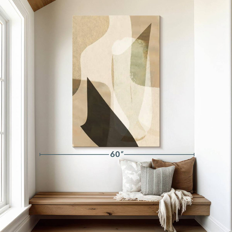 Avery Neutral Warm Tone Curves, 51" H x 34" W