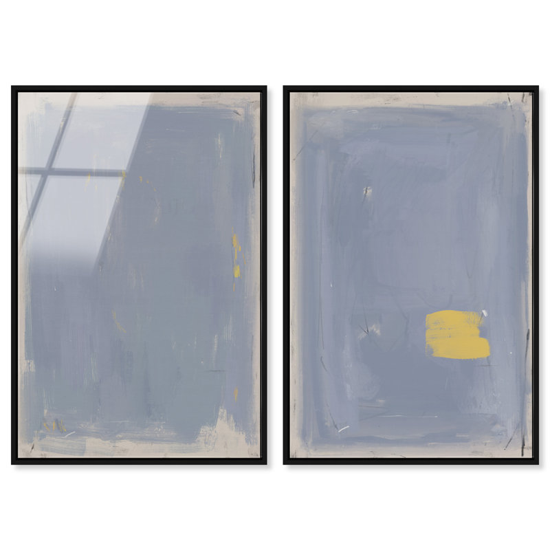 Painted Morning Set High-Gloss Frameless Acrylic Glass Wall Art Abstract Print by Oliver Gal, Ready to Hang, 10 x 15