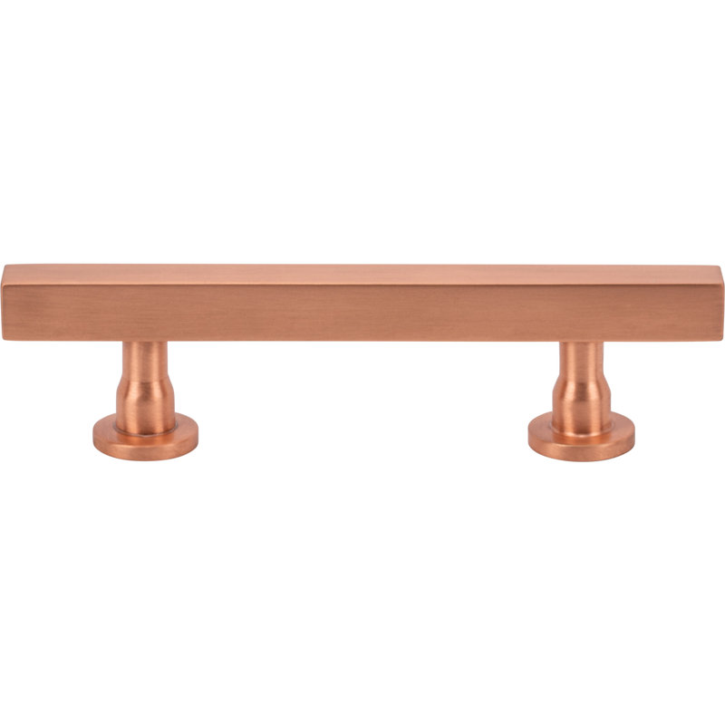 Dante Bar Pull, Unlacquered Brass, 3"