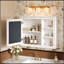 36'' X 28'' Medicine Cabinet, Wall Mounted Bathroom Storage Cabinet, Modern Bathroom Wall Cabinet With Mirror,Medicine Cabinet,  Mirror Cabinet With 1 Adjustable Shelf