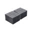 20-Piece 12"X12" Square Checker Pattern Acacia Wood Interlocking Deck Tiles, Durable Hardwood Outdoor Flooring For Patio, Balcony, And Pool Side-112384455