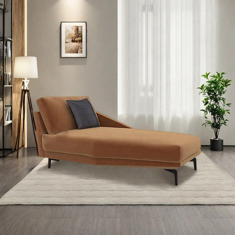 Fauteuil ergonomique et confortable, Brun, Face à la gauche