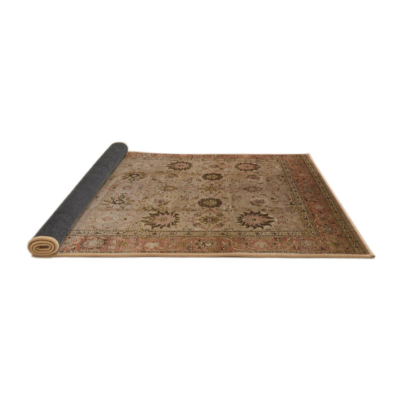 Tapis oriental rouge / beige / brun Osterville, Rond 8 pi