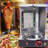 Gas Vertical Broiler Machine, Spinning Grill Machine, Vertical Oven Meat Broiler