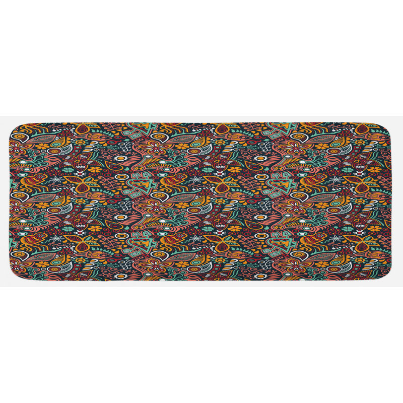 Traditional Synthetic Kitchen Mat