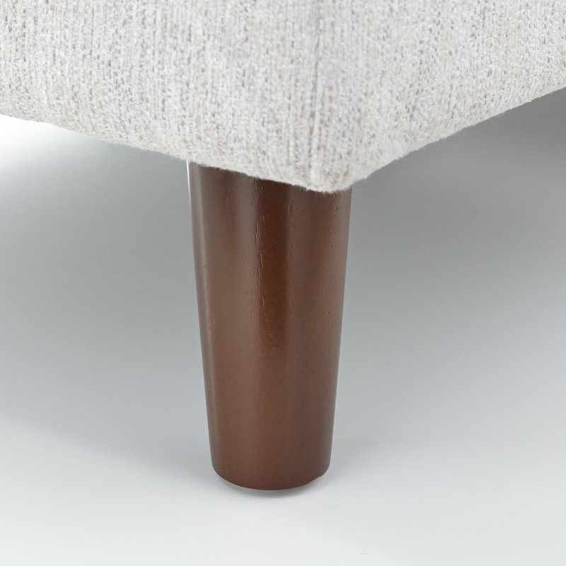 Méridienne Sharlene, 100 % polyester beige