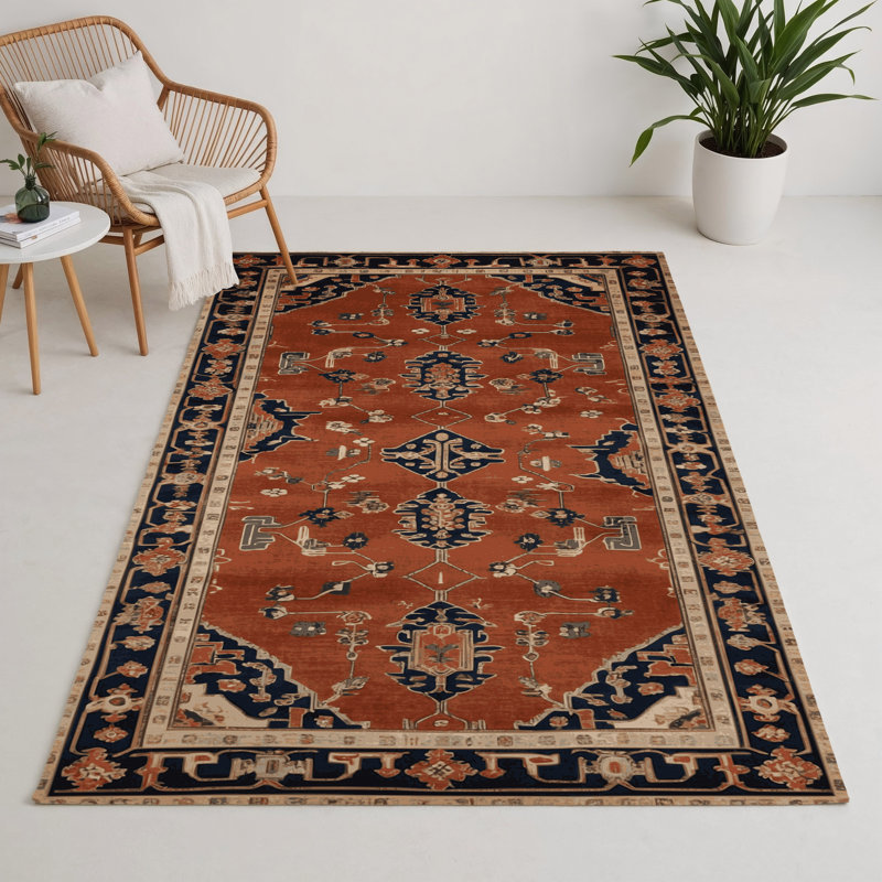 Tapis intérieur et extérieur ArtDeco, Rectangle 9 pi x 12 pi