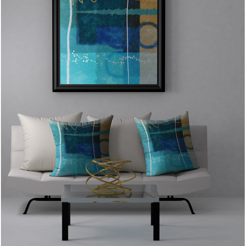 Housse de coussin carrée/insert, 24" X 24"