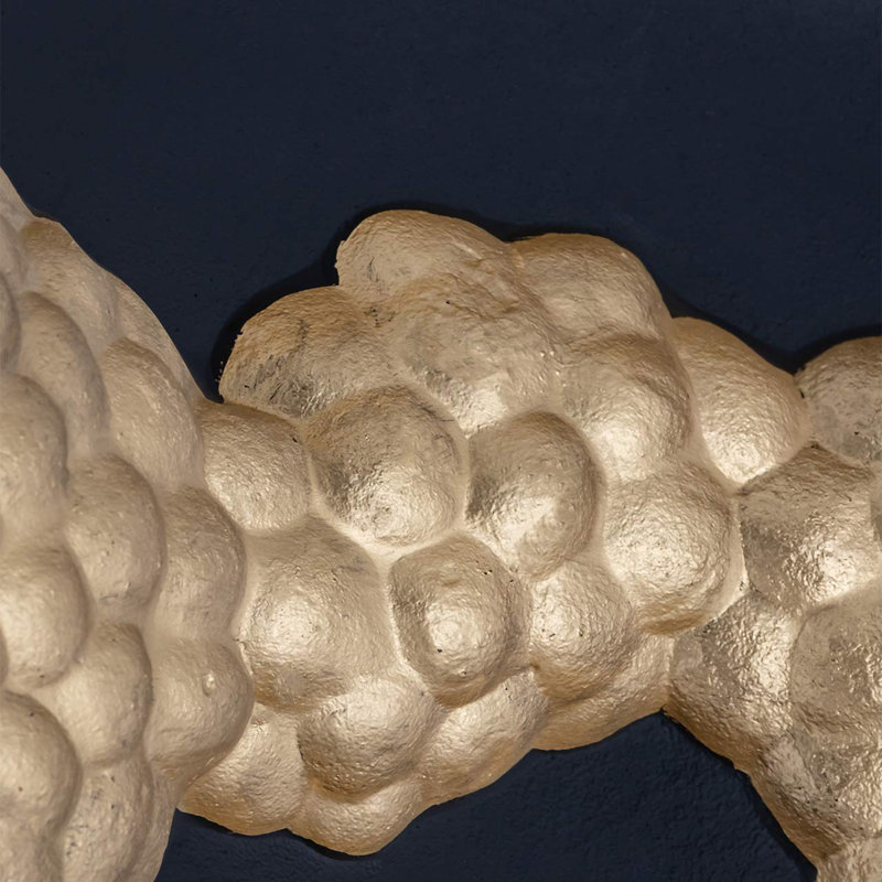 Aydain Metal Table Vase, 39.7cm H  x 43cm W  x 7.7cm D