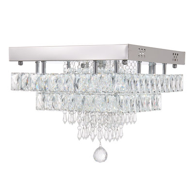 Crystal LED Flush Mount
