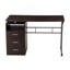 Bureau d'ordinateur avec beaucoup de rangement