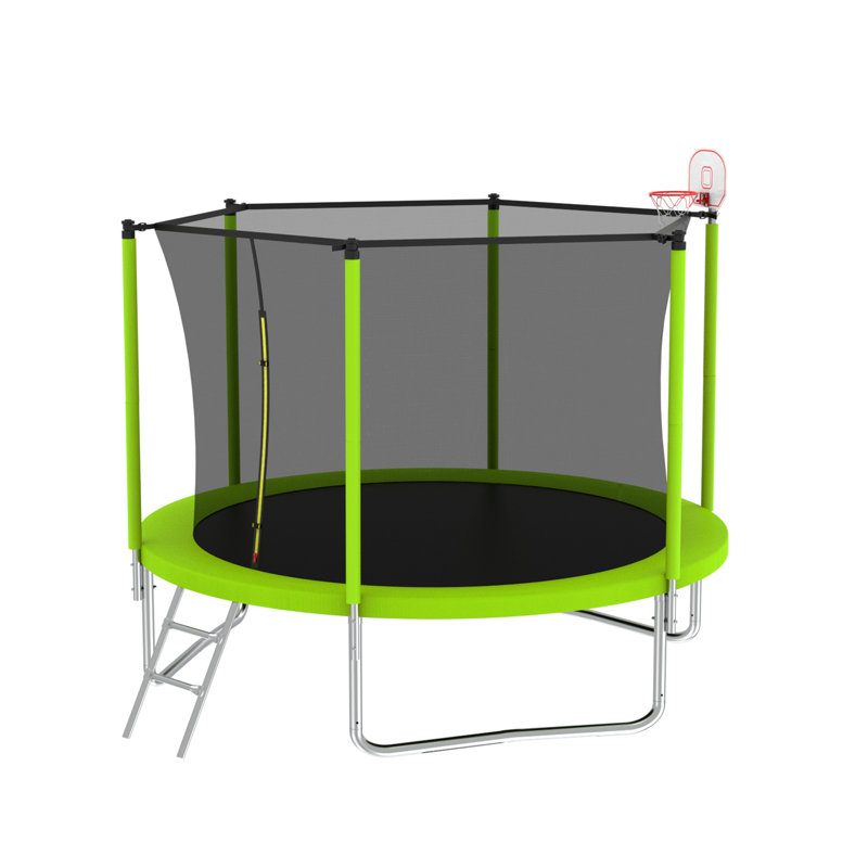 Trampoline 8 pi vert, Vert