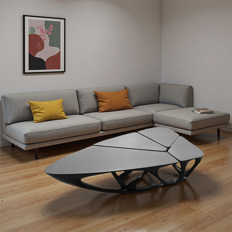 Table basse en fibre de verre à forme d'arbre spéciale