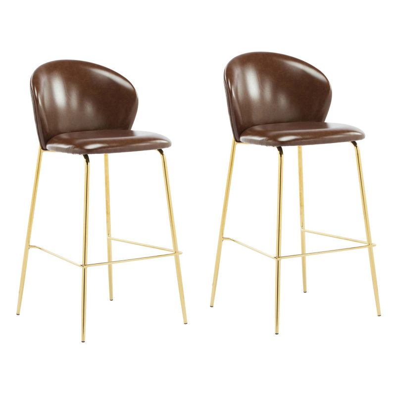 Tabouret de bar en similicuir Kira