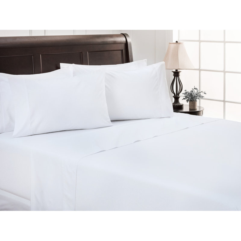 Ensemble de draps en microfibre percale, Grand
