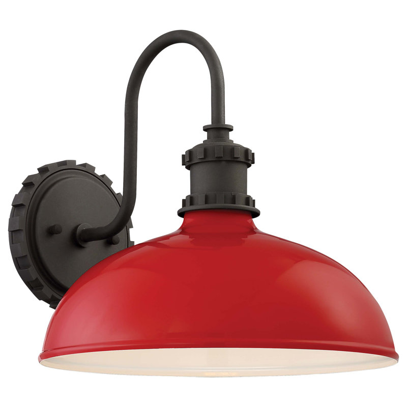Ravi Aluminum Wall Light, Red