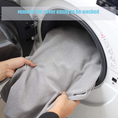 Housse pour fauteuil à billes avec rangement en peluche (sans bourre) Housse pour fauteuil à billes en velours côtelé lavable ultra doux pour l'organisation de peluches ou de textiles, sac à billes pour adultes, adolescents