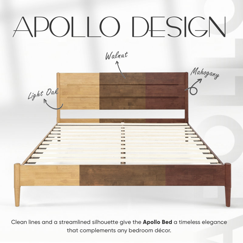 Solid Wood Panel Headboard Design, Mahogany, King