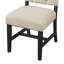 Ensemble de chaises de salle à manger de style rétro avec 2 chaises rembourrées-921418024
