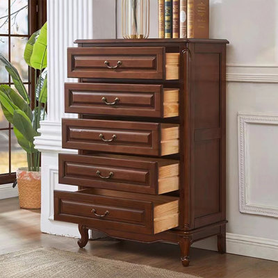 Buffet en noyer massif et bois manufacturé