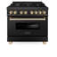 ZLINE Autograph 36" Legacy Dual Fuel Range-1509672836