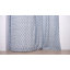  Hand Block Printed Curtain in Coloured Linen with Artisan Floral Design - Genda pushp-157385829