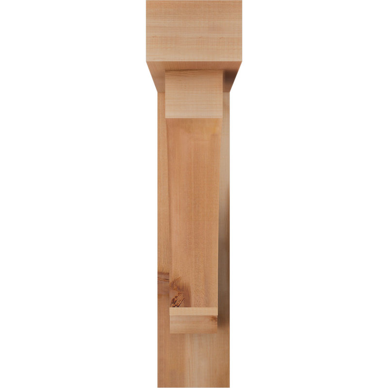 Support l bloc 5 1/2 po x P 26 po x H 26 po Imperial, cèdre rouge occidental, 26 x 26