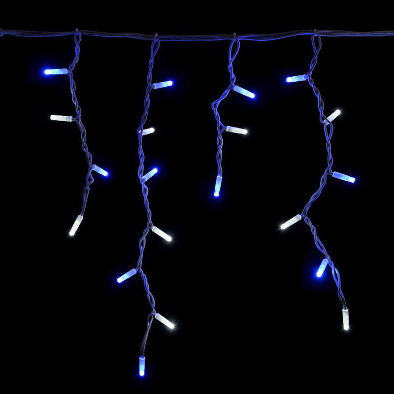 Indoor / Outdoor String Lights, Blue/White