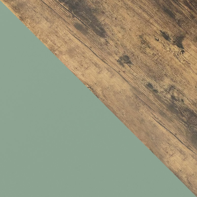 Landen 47 TV Stand with 6 Fixed Shelves, Green