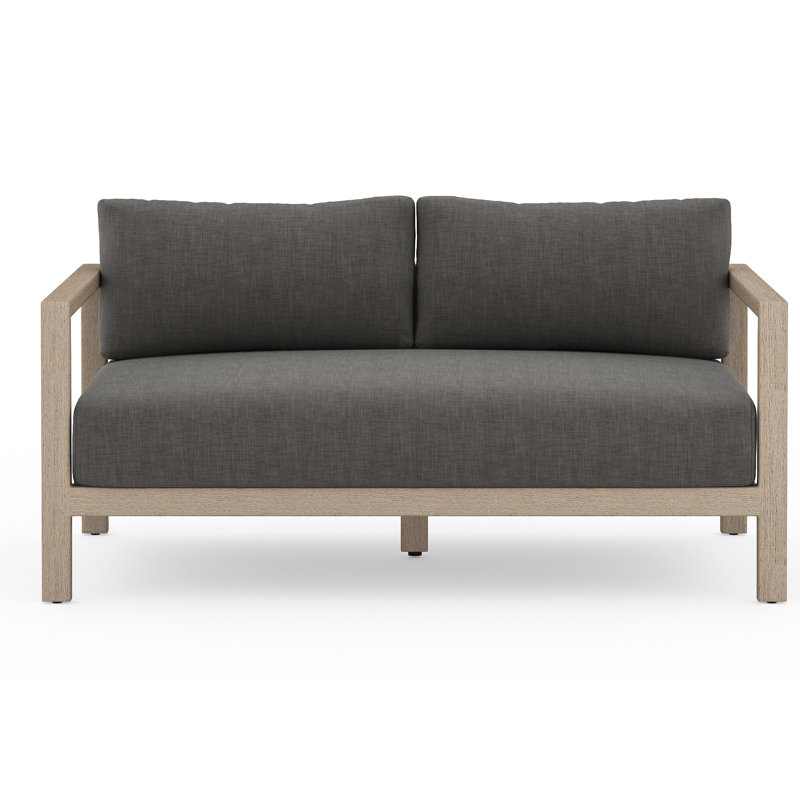 Sonoma Outdoor 2 - Seat Loveseat, Charcoal, Washed Brown