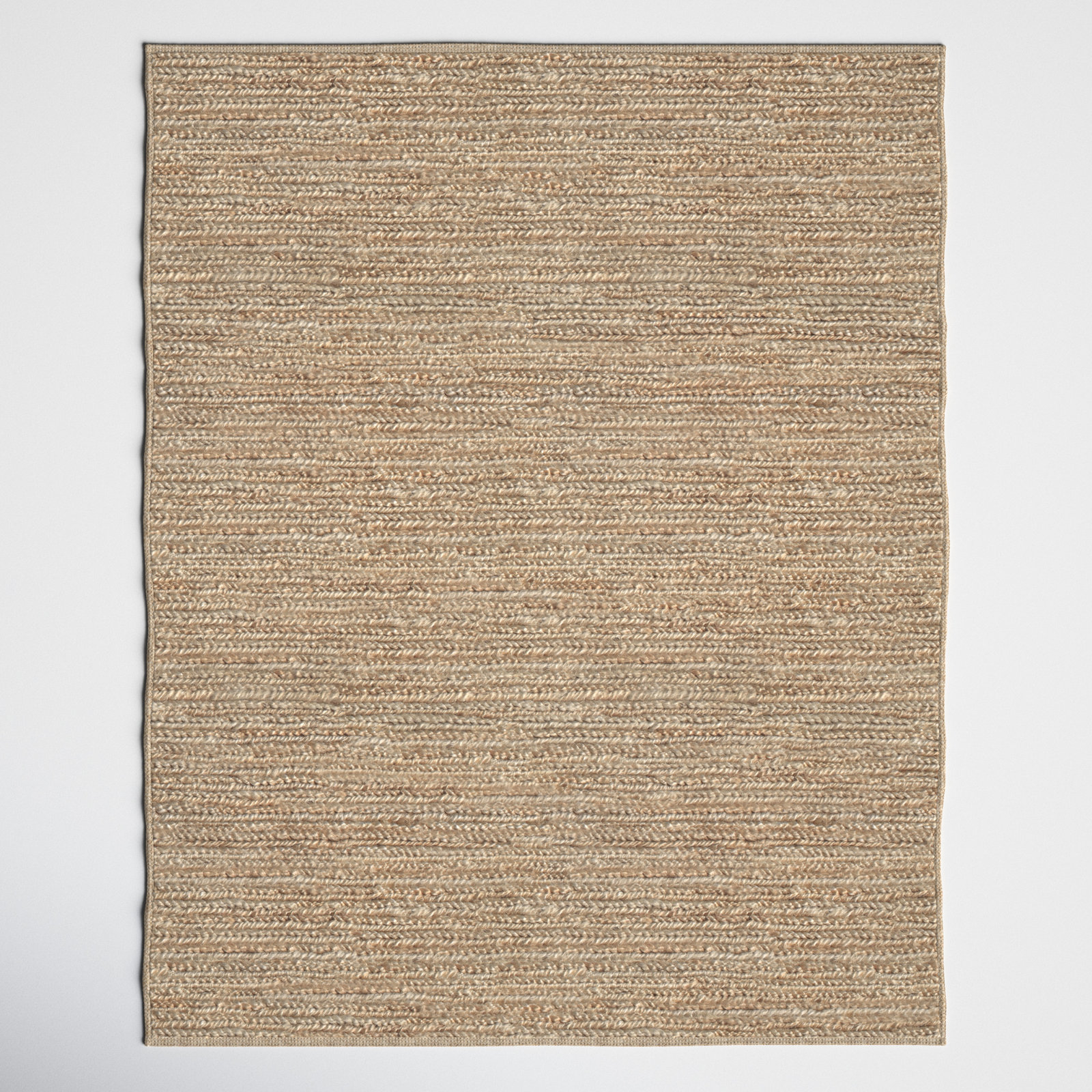Liza Natural Hand-Woven Jute Rug, Rectangle 2' x 3'