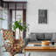 Headrick Velvet Wingback Chair