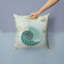 Coussin décoratif intérieur / extérieur vert Shells-22324665