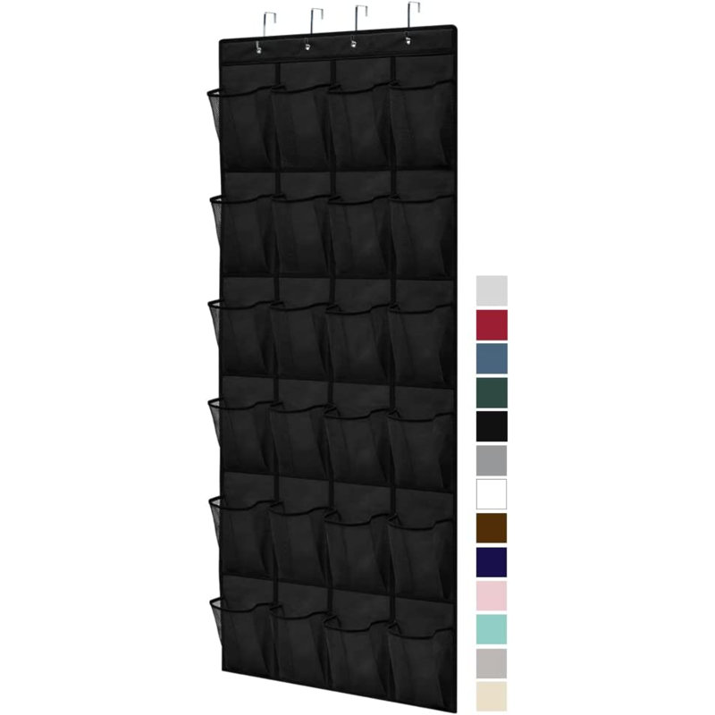 Mariners Fabric Hanging Organizer, Black