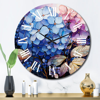 Horloge murale en métal Bhrianna