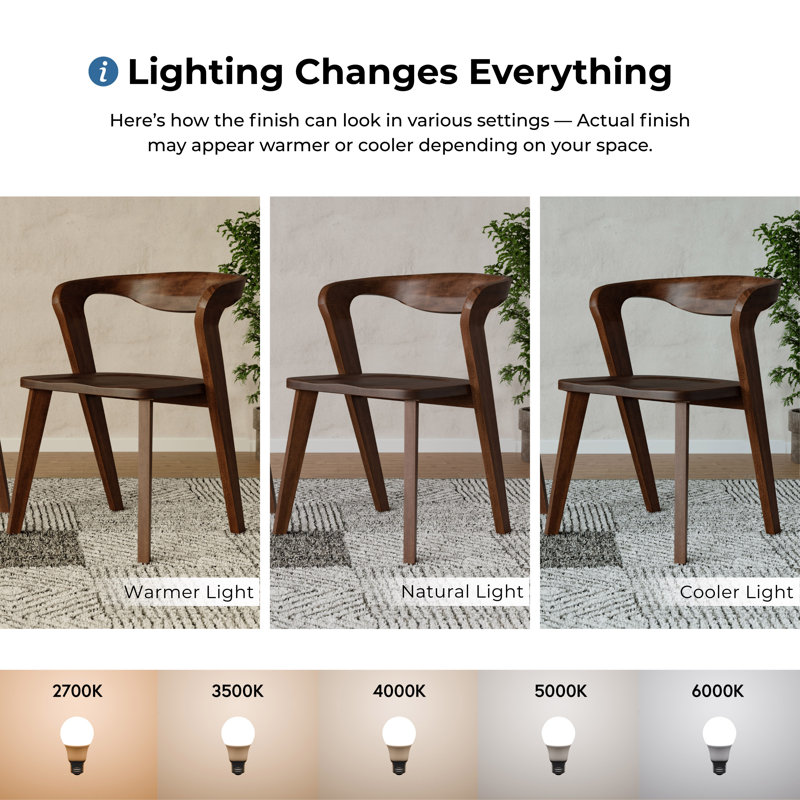 Rozella Solid Wood Dining Table Set, 7 Pieces: Table, 6 Chairs