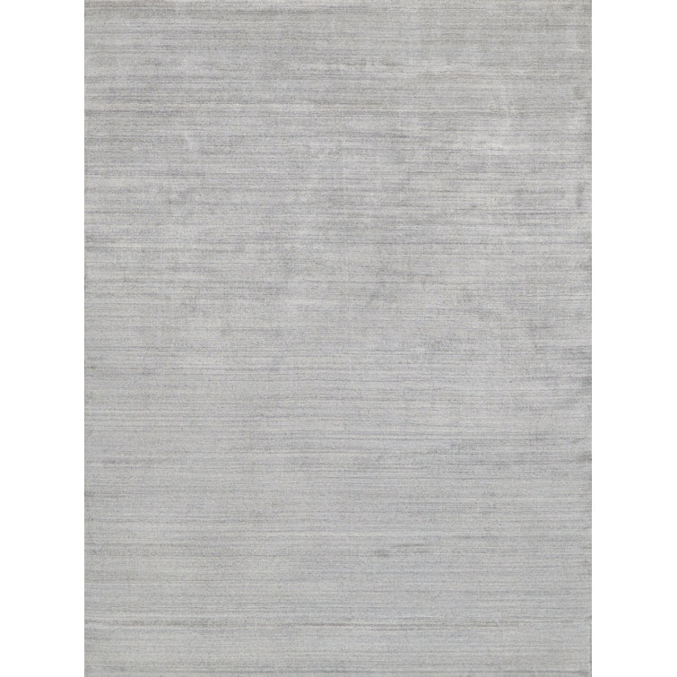 Sanctuary Striped Area Rug in Light Silver