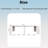 118.11" Multifunctional Extendable Rectangular Dining Table