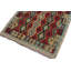 Tapis beige / rouge / bleu en laine tissé à la main de style oriental rectangulaire 3 pi 3 po x 4 pi 11 po Cedorah