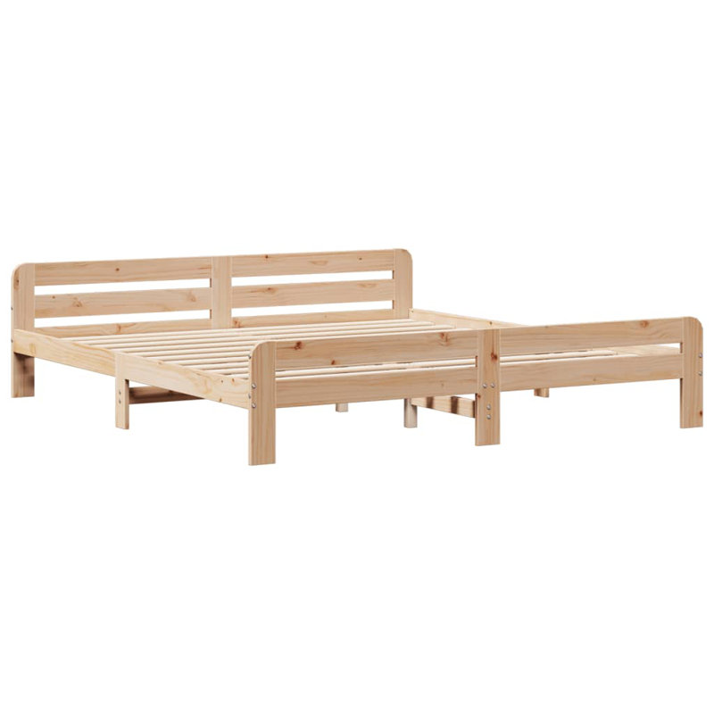 Bed, Brown, 200 x 200cm