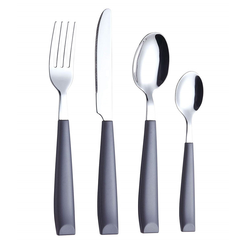 Cutlery 16 Piece Cutlery Set, Service for 4, Grey