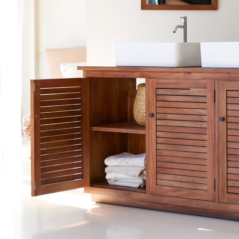 Loggia 51.77'' W Double Bathroom Vanity Base