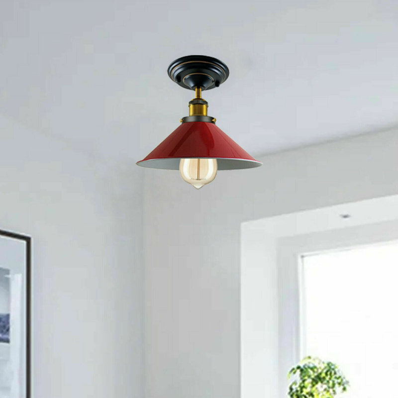 Macleod Flush Mount, Red