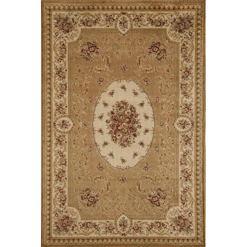 Berghoff Cream/Brown Rug, Rectangle 9' x 12'