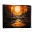Black Floater Framed