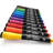 Coloured Magnetic Markers Set Of 12 W/ Bag