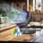 Kbndieu USB Foldable Wall Mounted Small Fan Dormitory Desktop Home Portable Fan Night Light Foldable Large Wind Circulation